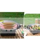 Кръгъл тиган за грил 32см